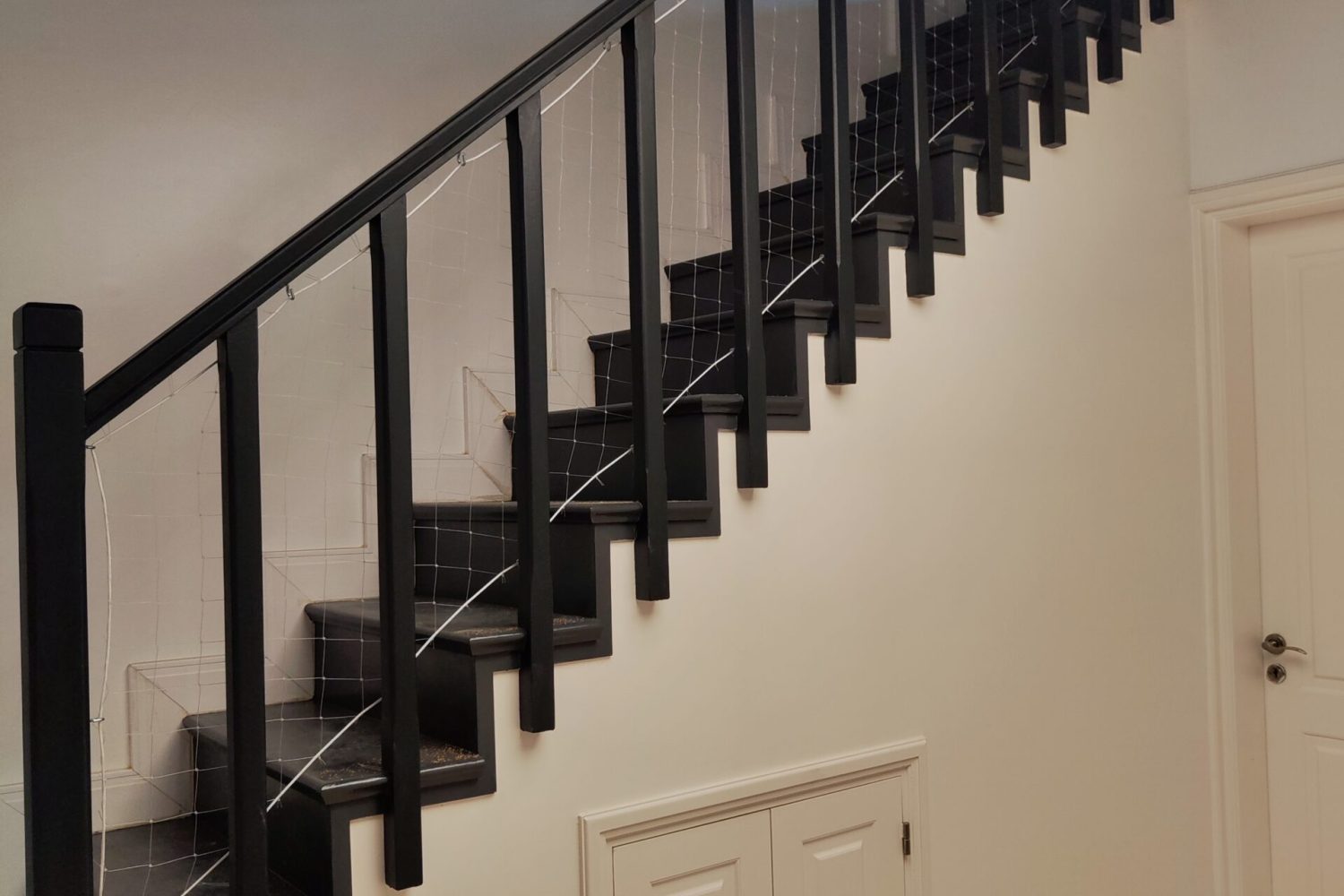 Red de contencion en escalera en tigre, buenos aires